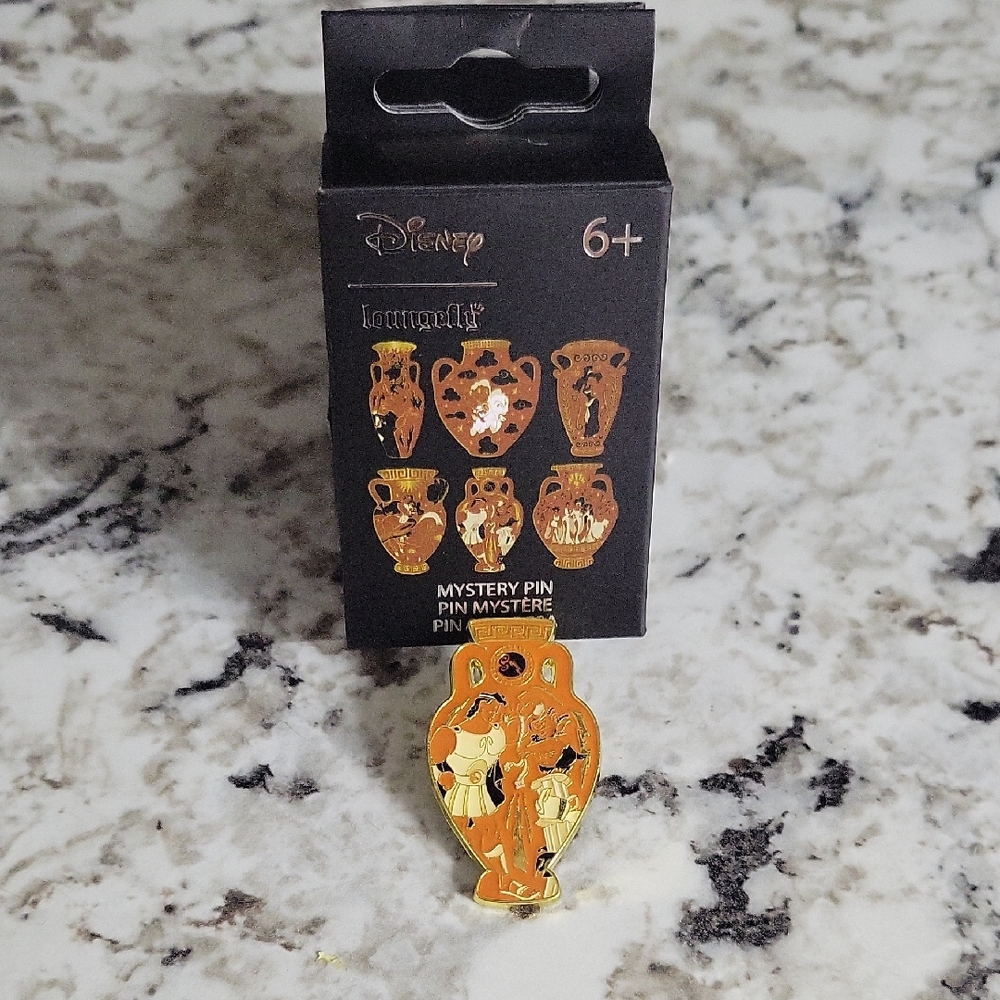 Disney Hercules Gold and Black Enamel Pin